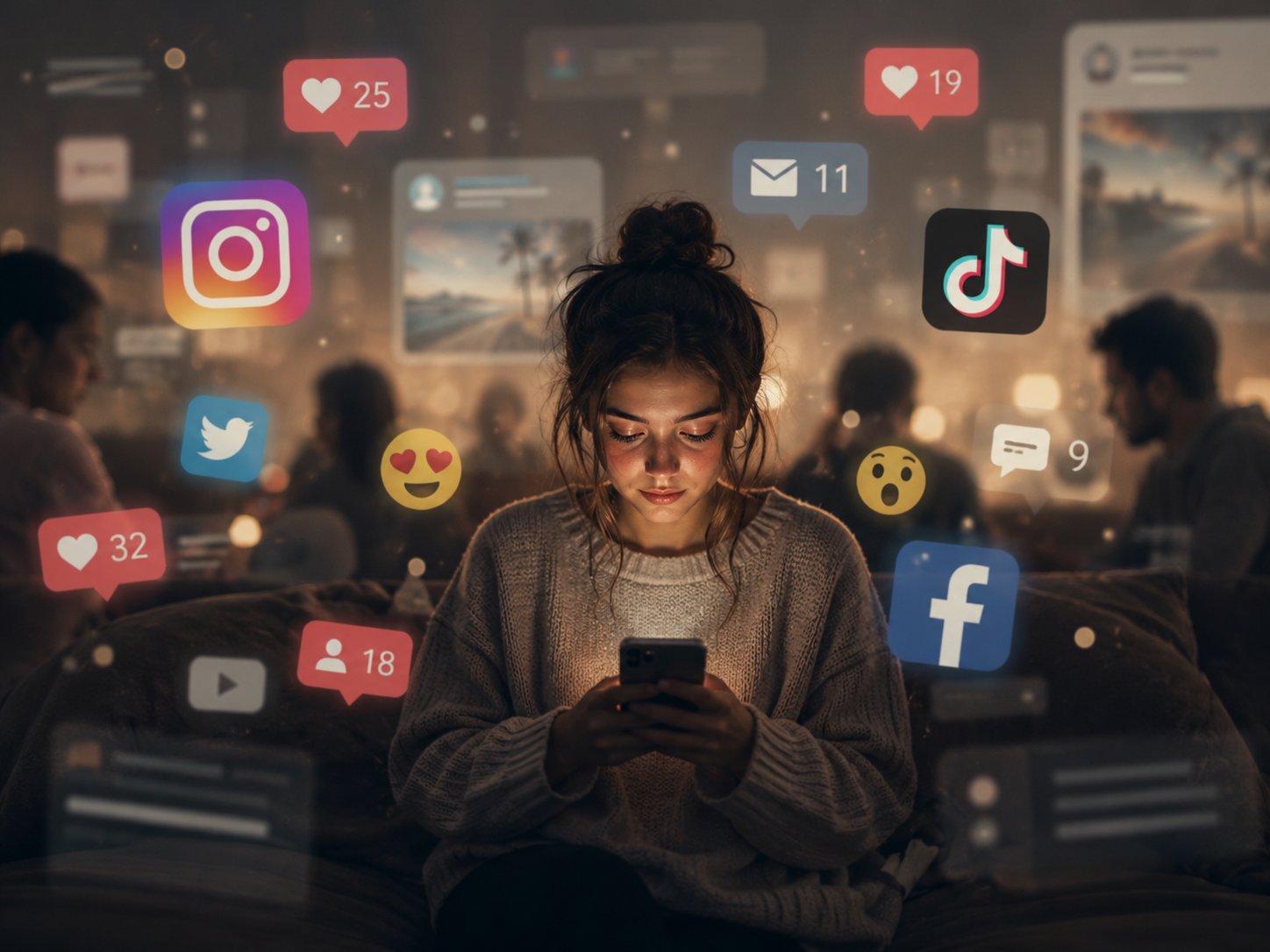 The Influence of Social Media poster